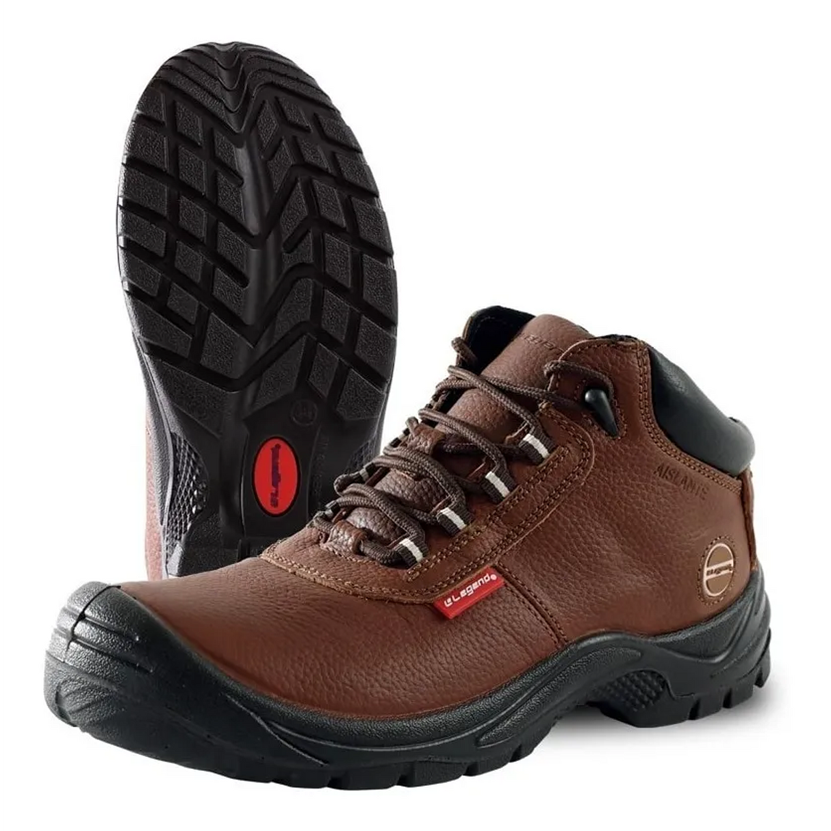 Botin de seguridad Legend Rapel Cafe Talla 44