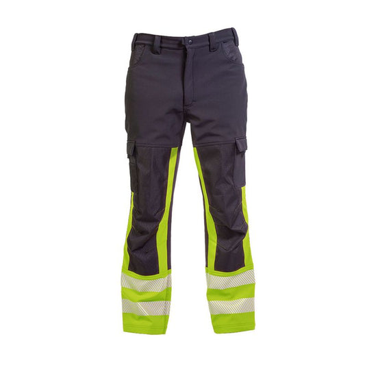 Pantalon Hardwork Softshell Hw Oklan Amarillo Fluor Talla XL