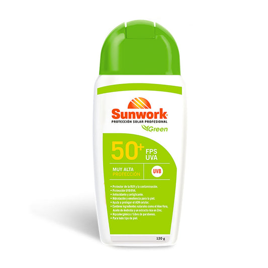 Bloqueador Solar Sunwork Green Fps 50 120 grs Default Title