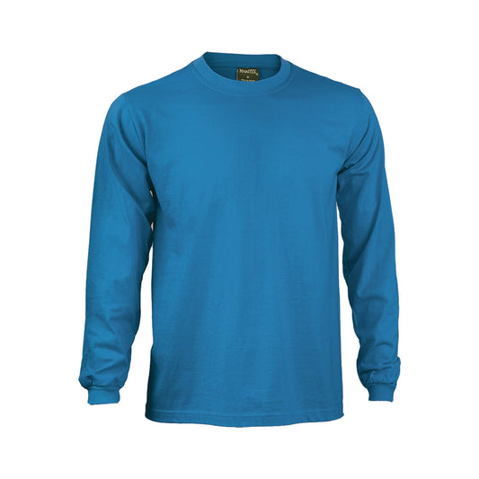 Polera Maritex Polo Manga Larga Mtx Azul Rey Talla XL