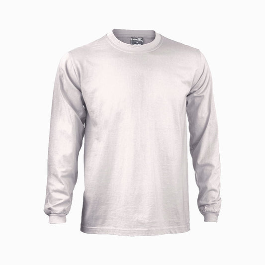 Polera Maritex Polo Manga Larga Mtx Blanca Talla XL