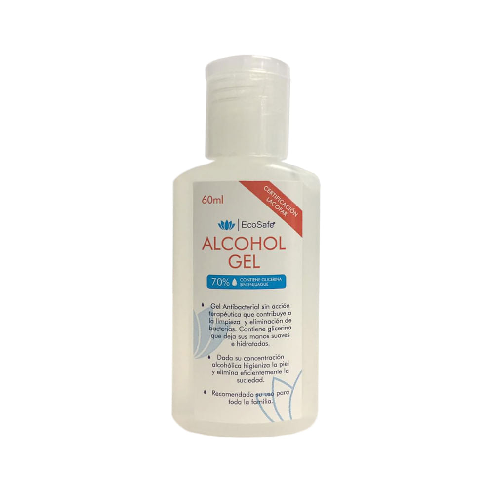 Alcohol Gel Con Glicerina Ecosafe 60 Ml Default Title