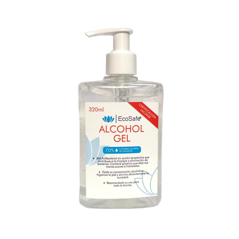 Alcohol Gel Con Glicerina Ecosafe 320 Ml Default Title