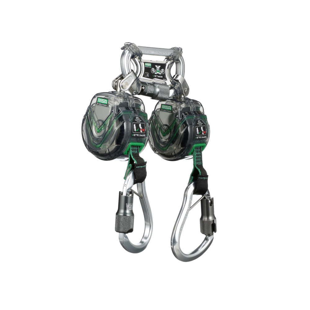 Retractil mini de seguridad MSA PFL V-TEC mosqueton de aluminio 1.8m Default Title