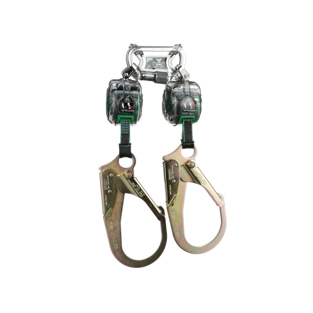 Retractil mini de seguridad MSA PFL V-TEC doble gancho escala 1.8m Default Title