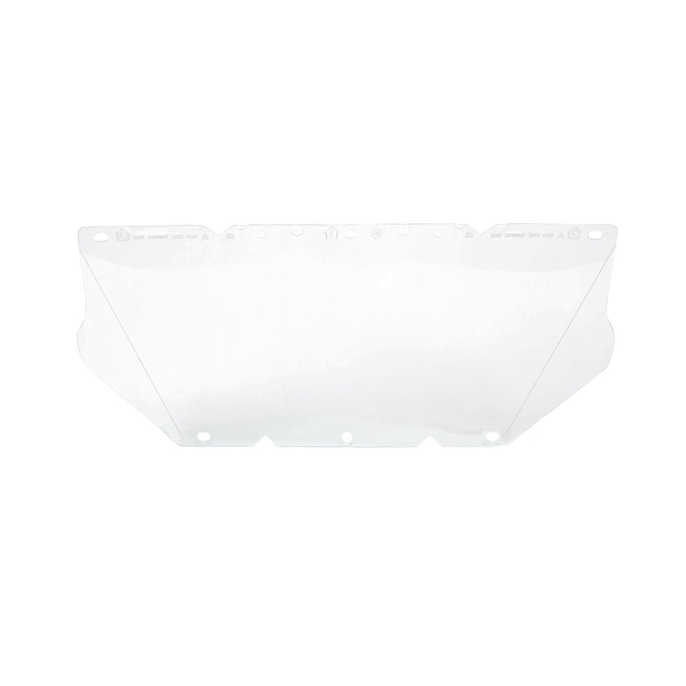 Visor de seguridad MSA V-Gard System plano (1 mm) con slots Default Title