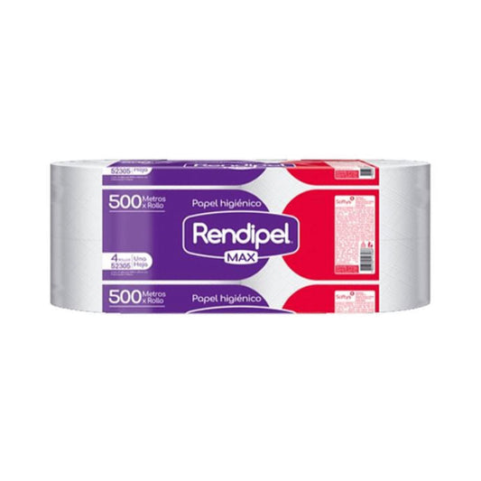 Papel Higienico Industrial Rendipel Max una Hoja 4 X 500 Mts Default Title