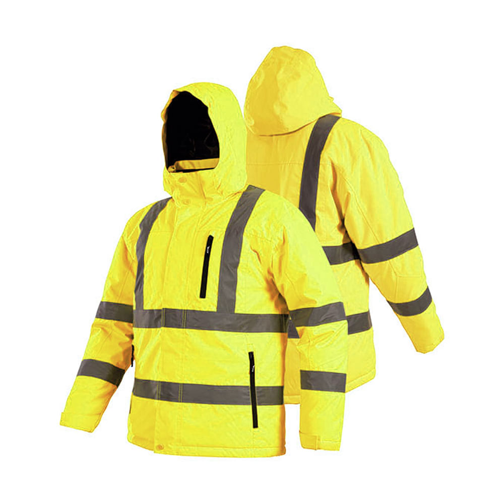Parka Black Wolf Vial Highway Amarillo Talla XL