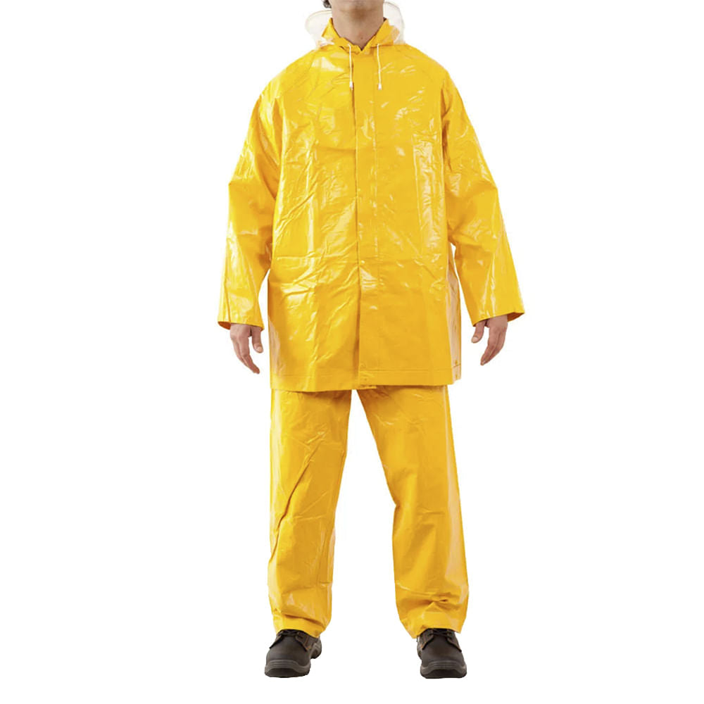 Traje Antiacido de seguridad Black Wolf Tiger Eyes Amarillo Talla XL