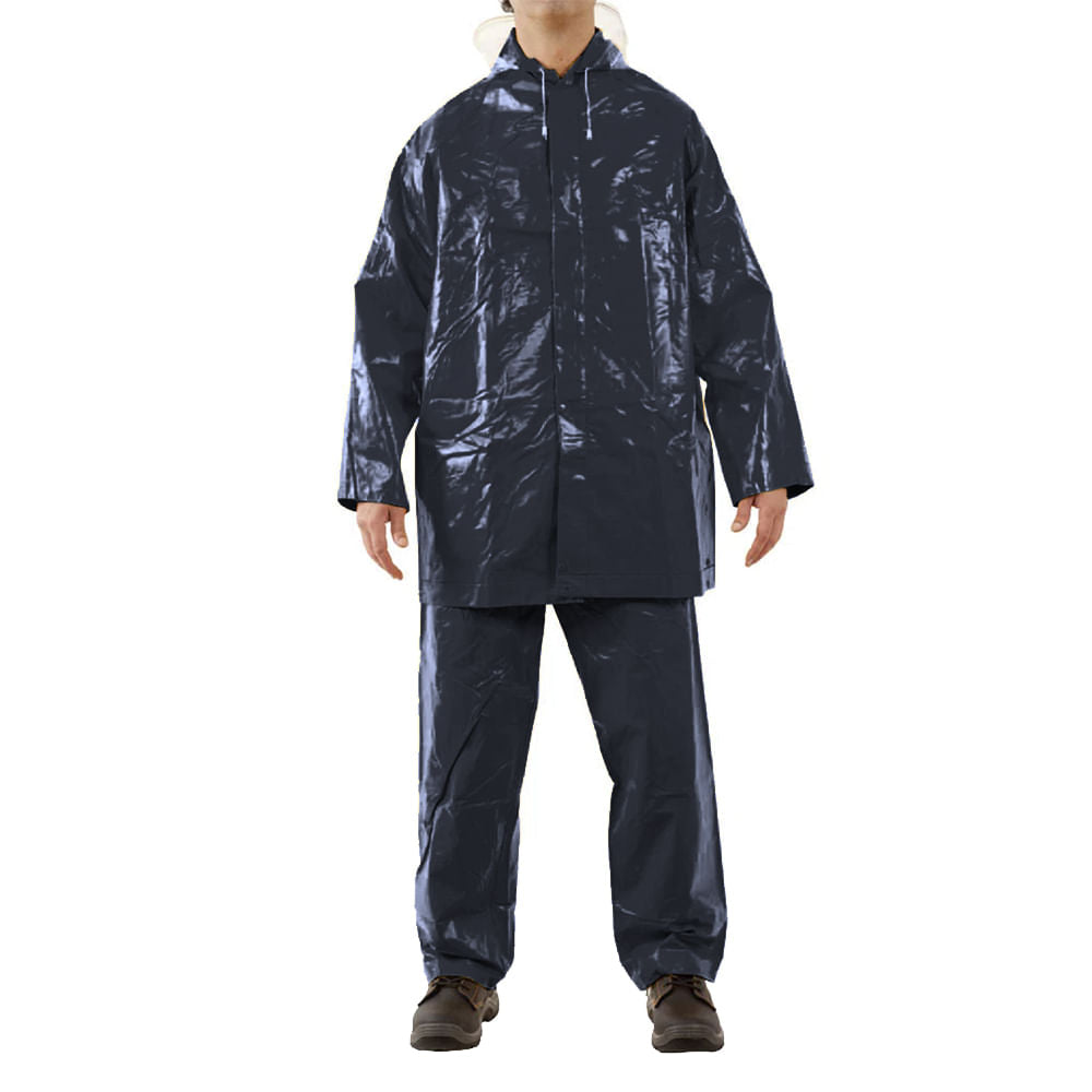 Traje Antiacido de seguridad Black Wolf Tiger Eyes Azul Talla XL