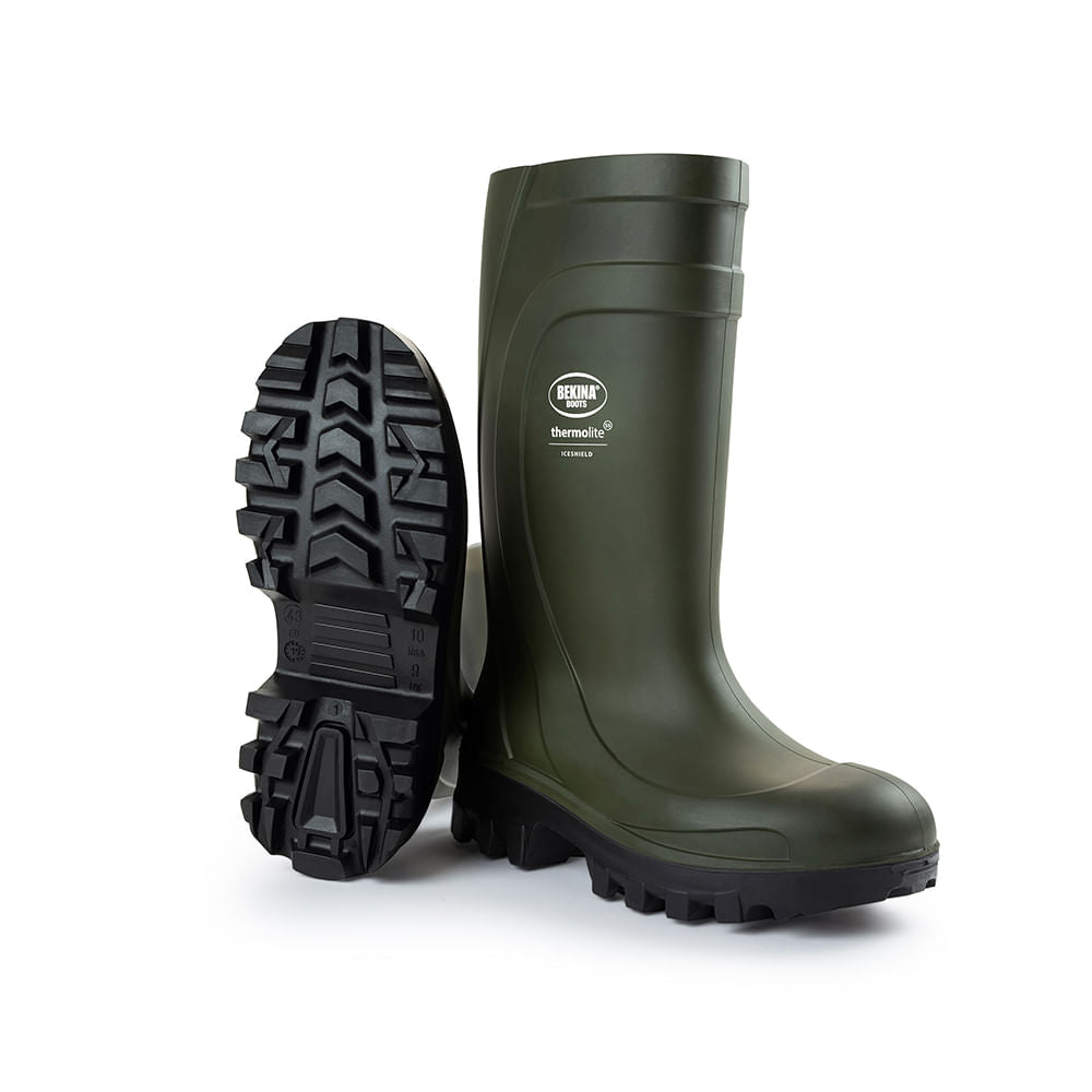 Bota de seguridad Bekina Thermolite-50 Verde CPunta Talla 44