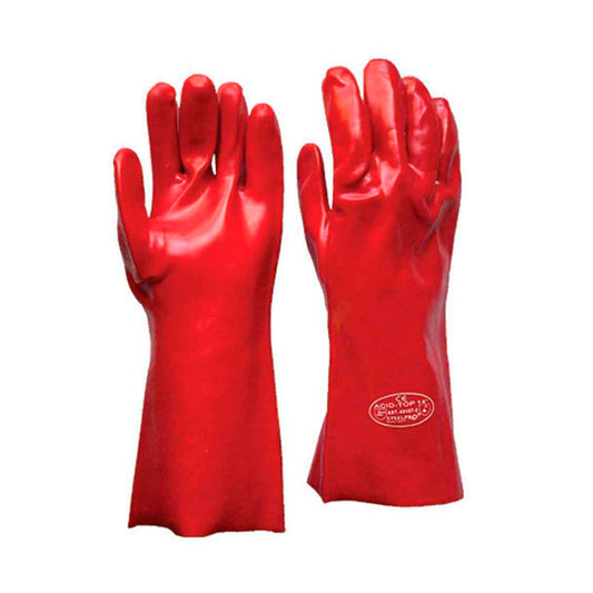 Guante de seguridad Steelpro Pvc 14 -35 Cm Rojo Default Title
