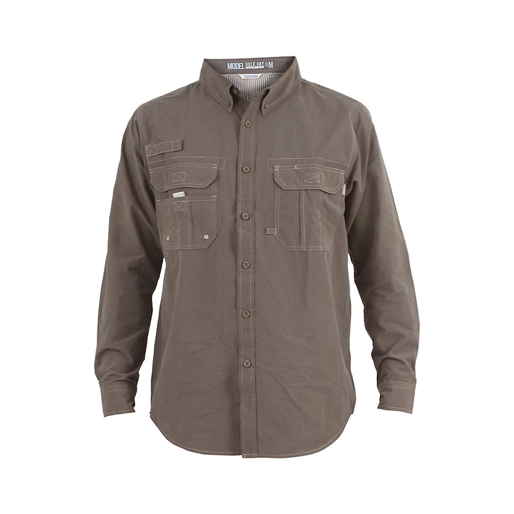Camisa Hardwork Hw Duck Dry Verde Olivo Talla XL