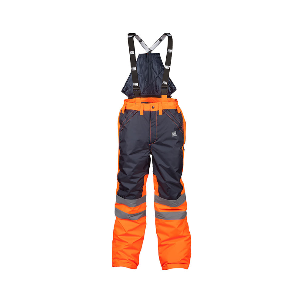 Jardinera Hardwork Reflectiva Hw Siberia Naranjo Fluor Talla XL