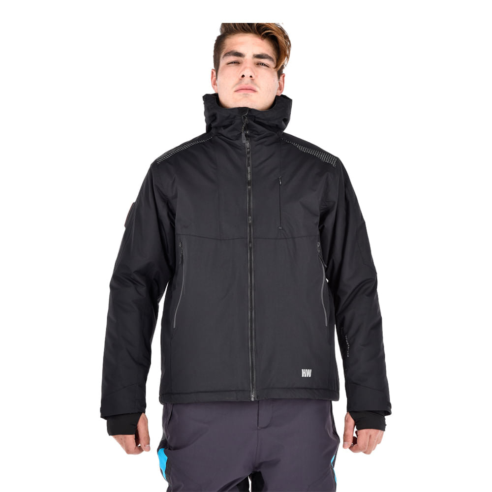 Parka Hardwork Hw New Aspen Certificada con Recco Negra Talla XL