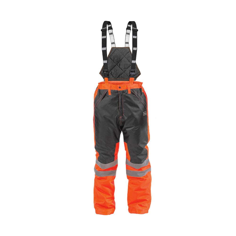 Jardinera Hardwork Reflectiva Hw Siberia Rojo Fluor Talla XL