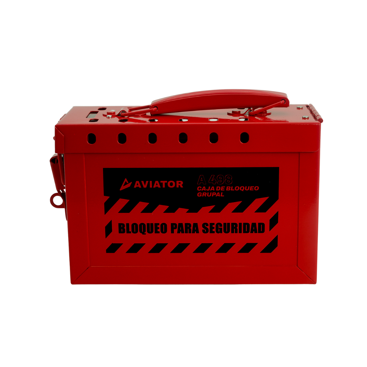Caja de Bloqueo Grupal Aviator A 498 Imp Rojo Default Title