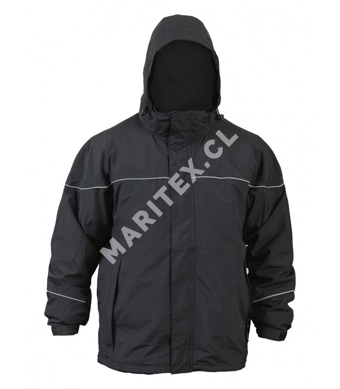 Parka 3 En 1 Maritex Mtx Negra Talla XL
