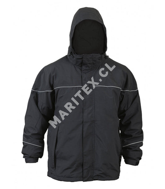 Parka 3 En 1 Maritex Mtx Negra Talla XL