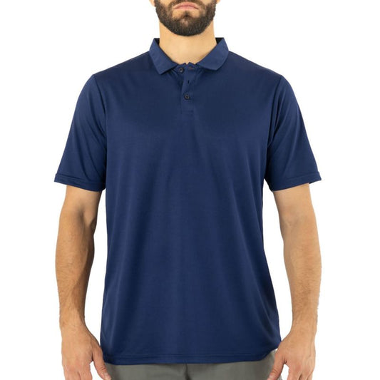 Polera Quebec Cooldry Manga Corta Azul Talla XL