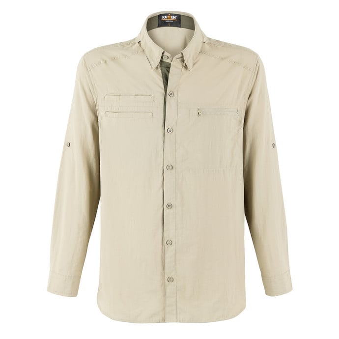 Camisa Kumen Lodge Beige Talla XL