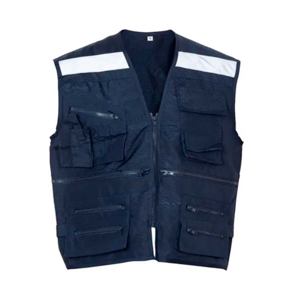 Chaleco Black Wolf Geo Poplin Azul Con Reflectante Talla XL
