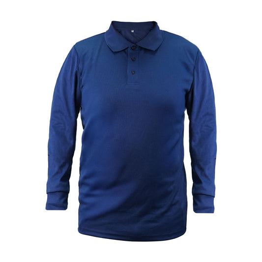Polera Manga Larga Under Cover Dry Fit Azul Talla XL