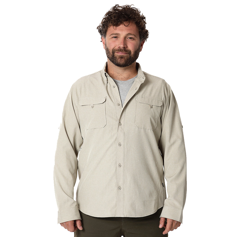 Camisa Oryx Tecnica Serengueti Uv Beige Talla XL