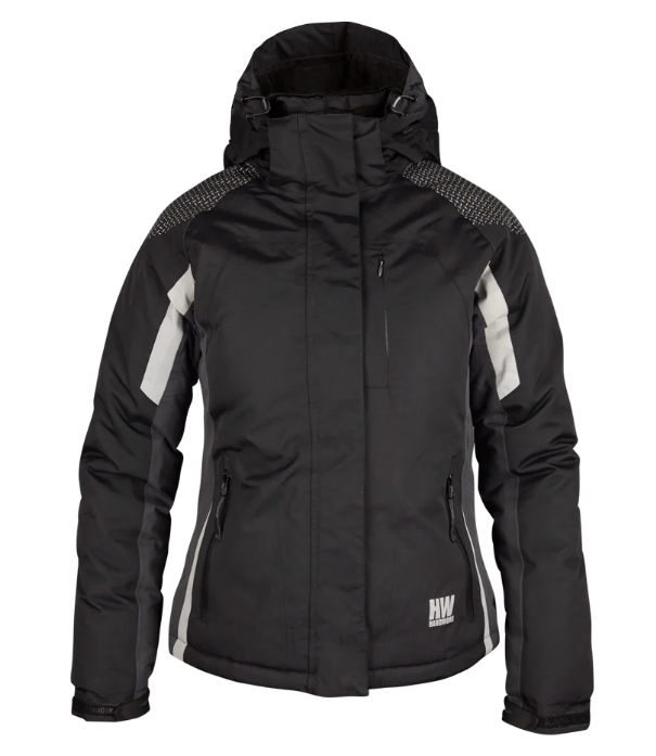 Parka Hardwork Hw New Certificada Aspen con Recco Negra Mujer Talla XL