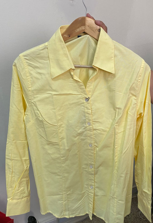 Blusa Maritex Oxford Manga Larga Amarilla Talla XL