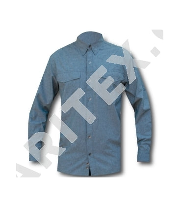 Blusa Maritex Outdoor Light Azul Piedra Melange Talla XL