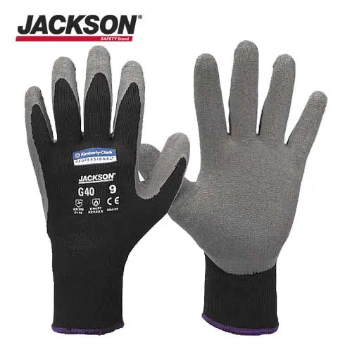 Guante de Seguridad Jackson Safety Latex G-40 NegroPlomo Default Title