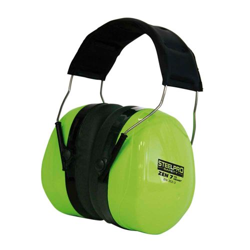 Fono de Seguridad Steelpro Zen 7 Cintillo Verde Fluor Default Title
