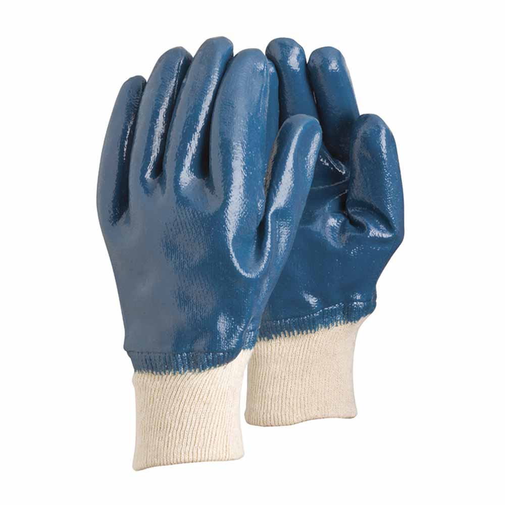 Guante de Seguridad Steelpro Nitrilo Puño Tejido Azul Default Title