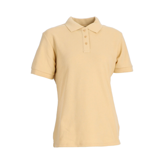 Polera Maritex Pique Manga Corta Mujer Beige