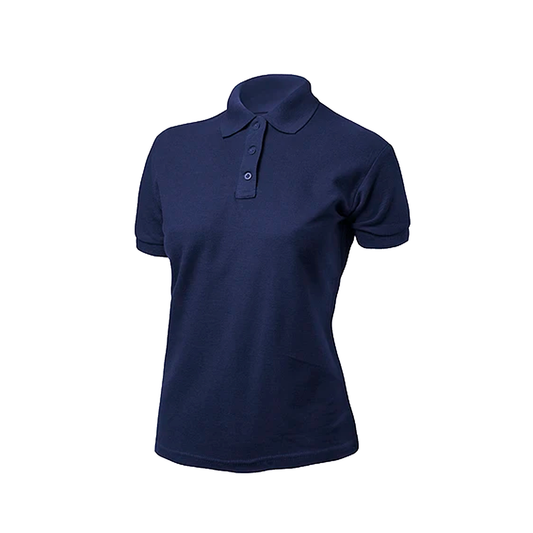 Polera Maritex Pique Manga Corta Mujer Azul Marino