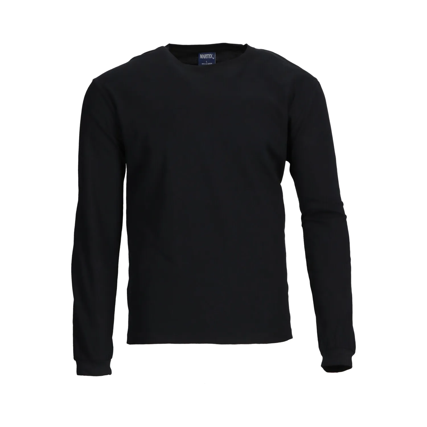 Polera Maritex Dry Fresh Manga Larga Negra