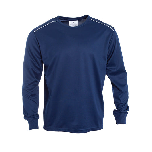 Polera Jayson Dry Fit Manga Larga con Reflectante Azul Marino Talla XL