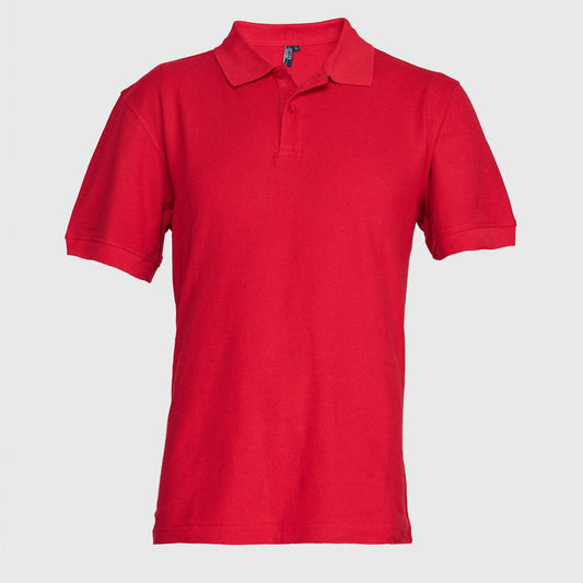 Polera Jayson Pique Manga Corta 8020 Roja Talla XL