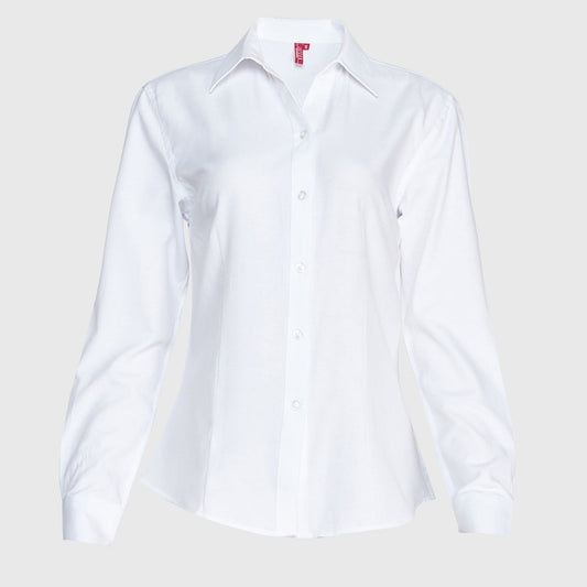 Blusa Jayson Oxf Manga Larga 6040 Blanca Talla XL