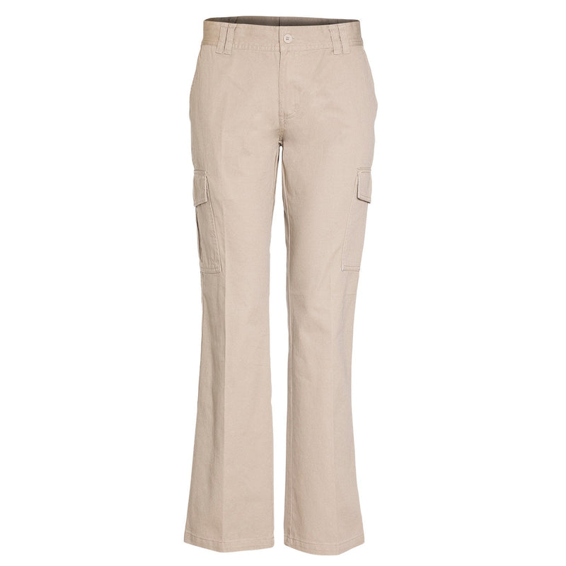 Pantalon Jayson Gabardina Cargo Algodon Mujer Beige Talla XL