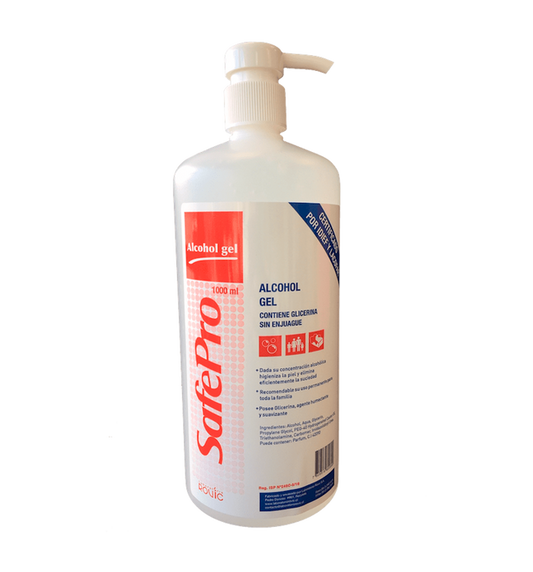 Alcohol Gel Safepro 1000 ml con glicerina Default Title