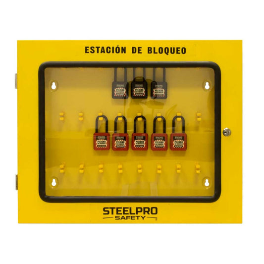 Caja De Bloqueo Steelpro Amarilla Default Title