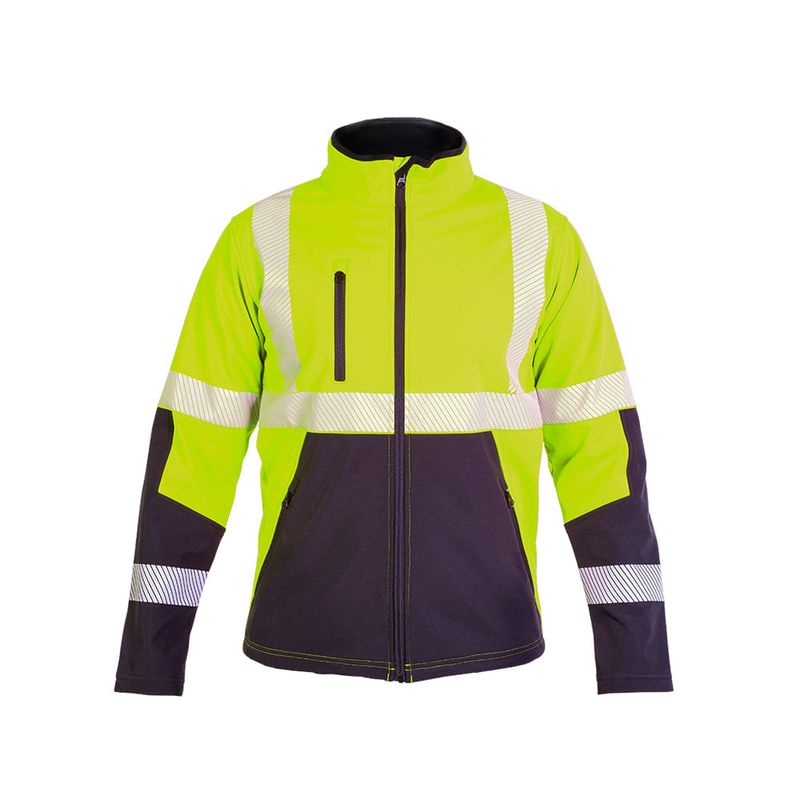 Chaqueta Hardwork Softshell Oklan Amarillo Fluor Talla XL