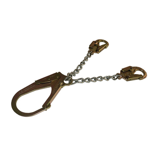 Estrobo de seguridad Chilesin doble, cadena, Gancho y Mosquetones 0.60 Default Title