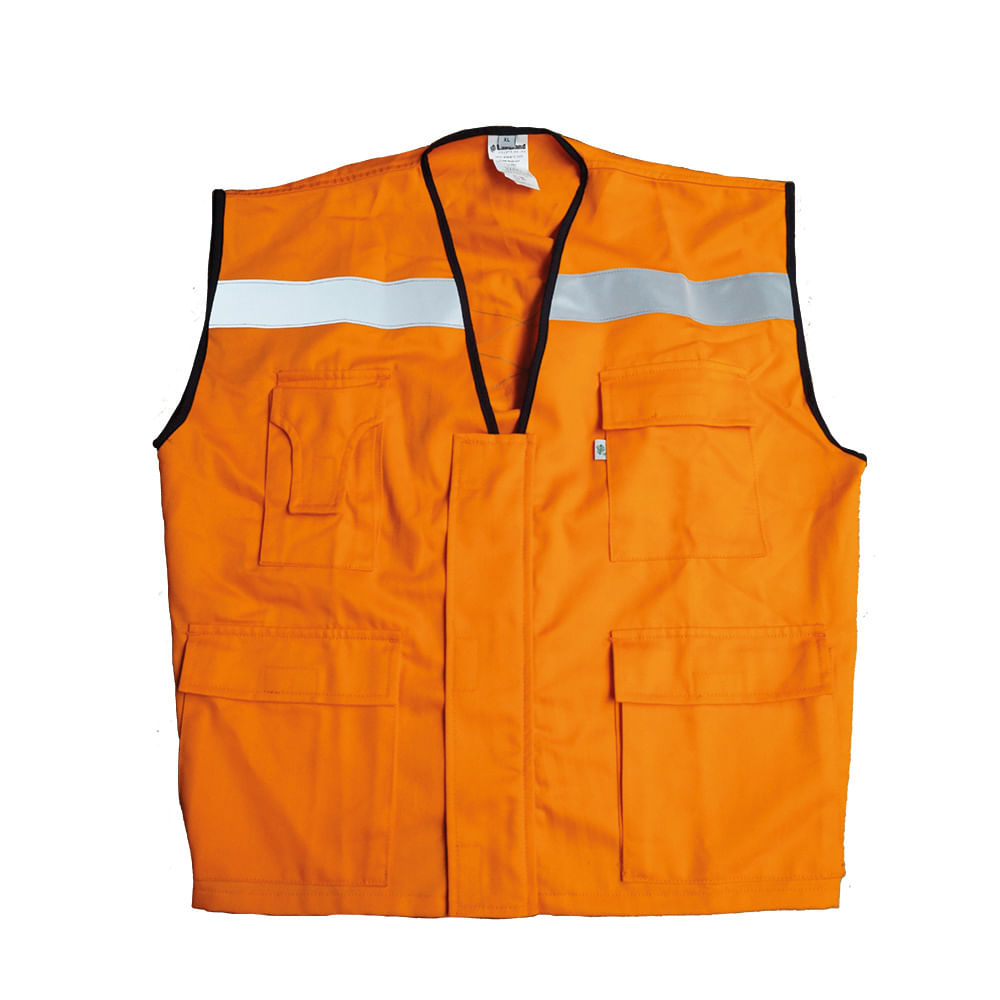 Chaleco Fyrban Geologo Ignifugo Naranjo Talla XL