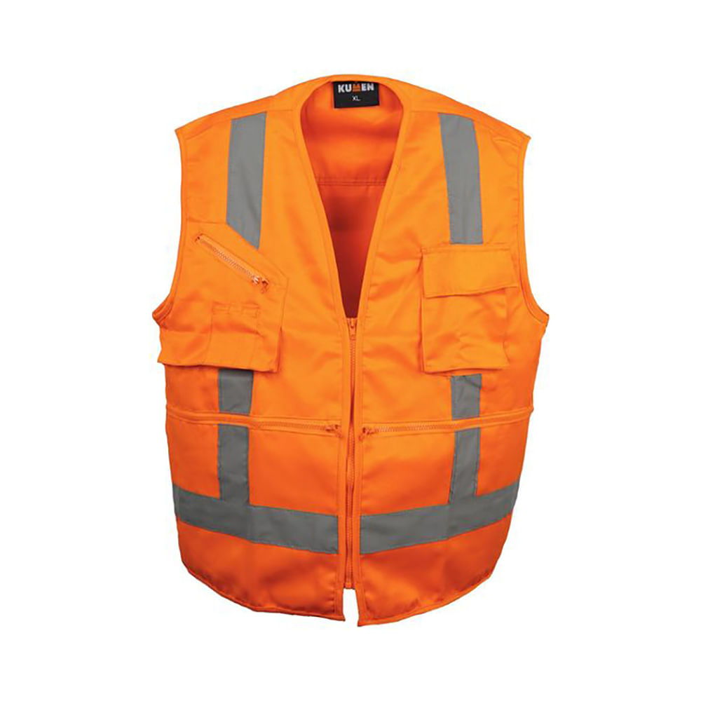 Chaleco Kumen Geologo Minero Gabardina Talla XL