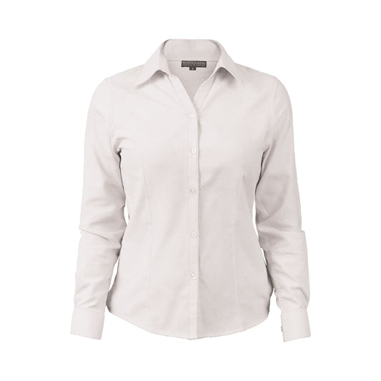Blusa Maritex Oxford Mtx Manga Larga Blanca Talla XL