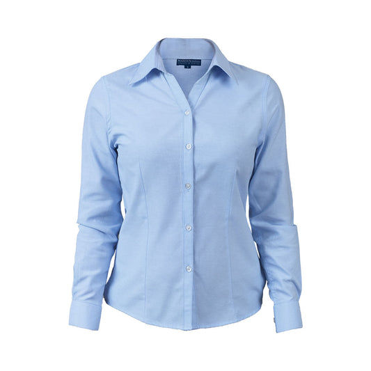 Blusa Maritex Oxford Mtx Manga Larga Celeste Talla XL