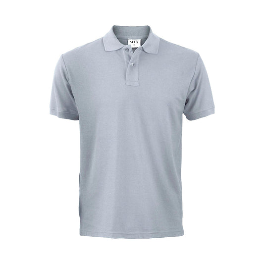 Polera Maritex Pique Manga Corta Mtx Gris Talla XL